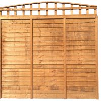 Arched Waney Trellis