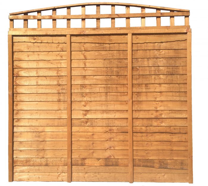 Arched Waney Trellis